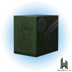 Dragon Shield Deck Double Shell Forest Green/Black